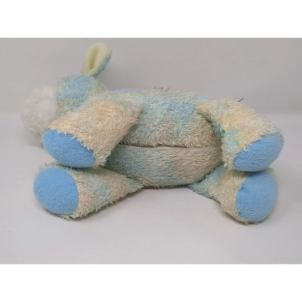 Baby Gund Sprinkles Cow Musical Plush Tye Dye Yellow‎ Blue Working 58207 Vintage